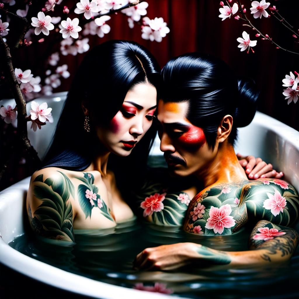 Japanese woman and her yakuza husband