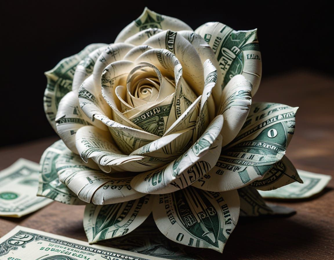 Rembrandt dollar grunge princess rose.  by @Joris