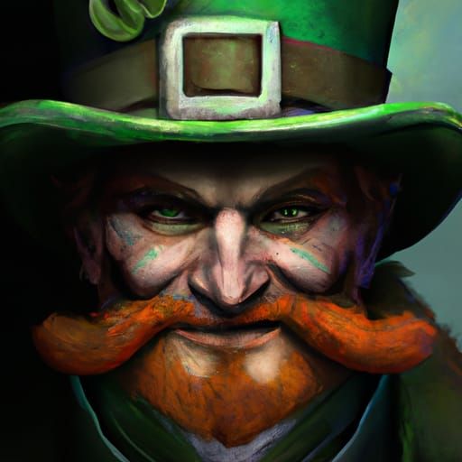 Evil leprechaun head and shoulders portrait, 8k resolution concept art ...