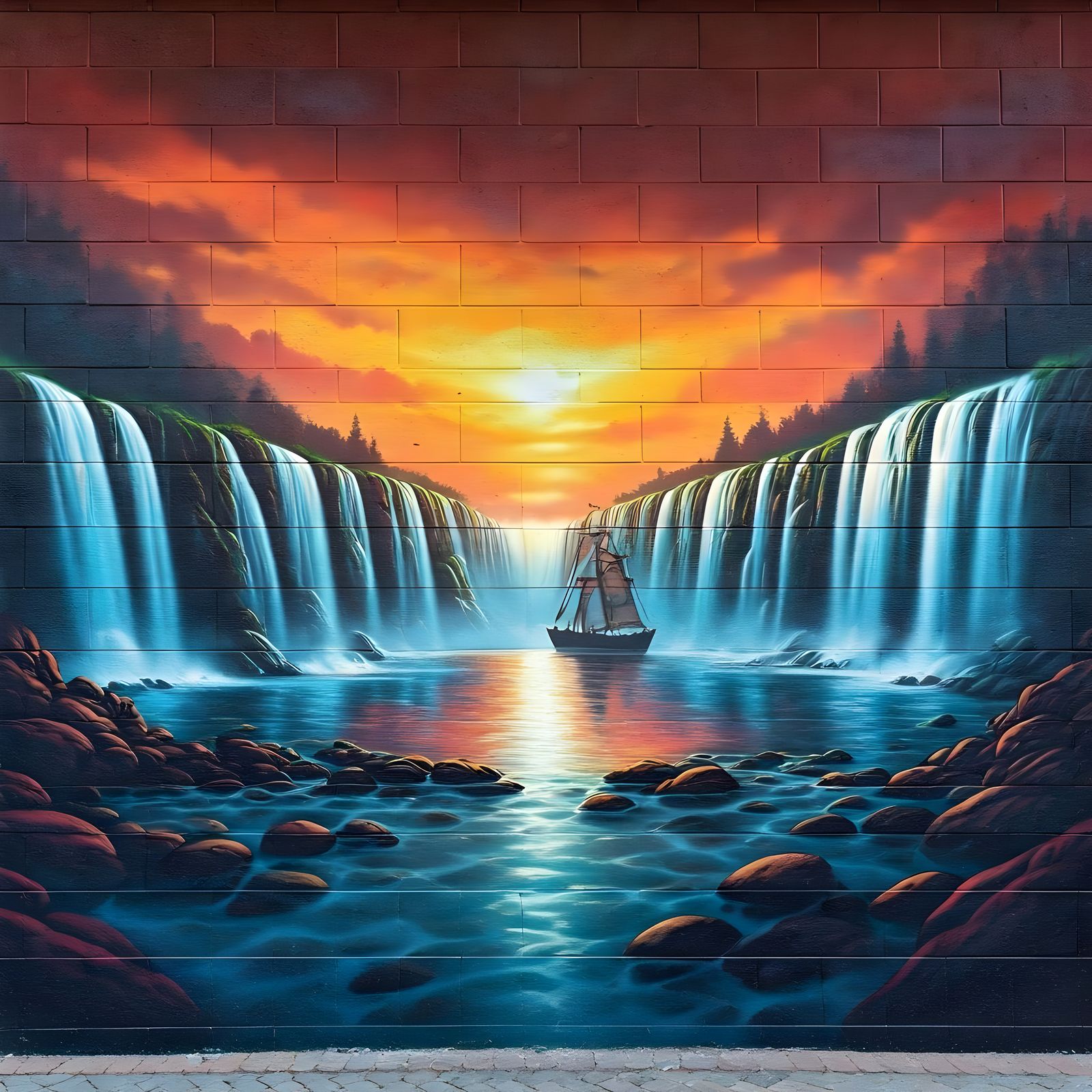 Street mural  by @Tara