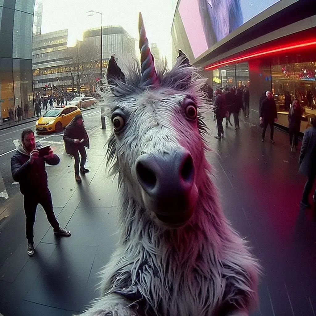 Unicorn Selfie