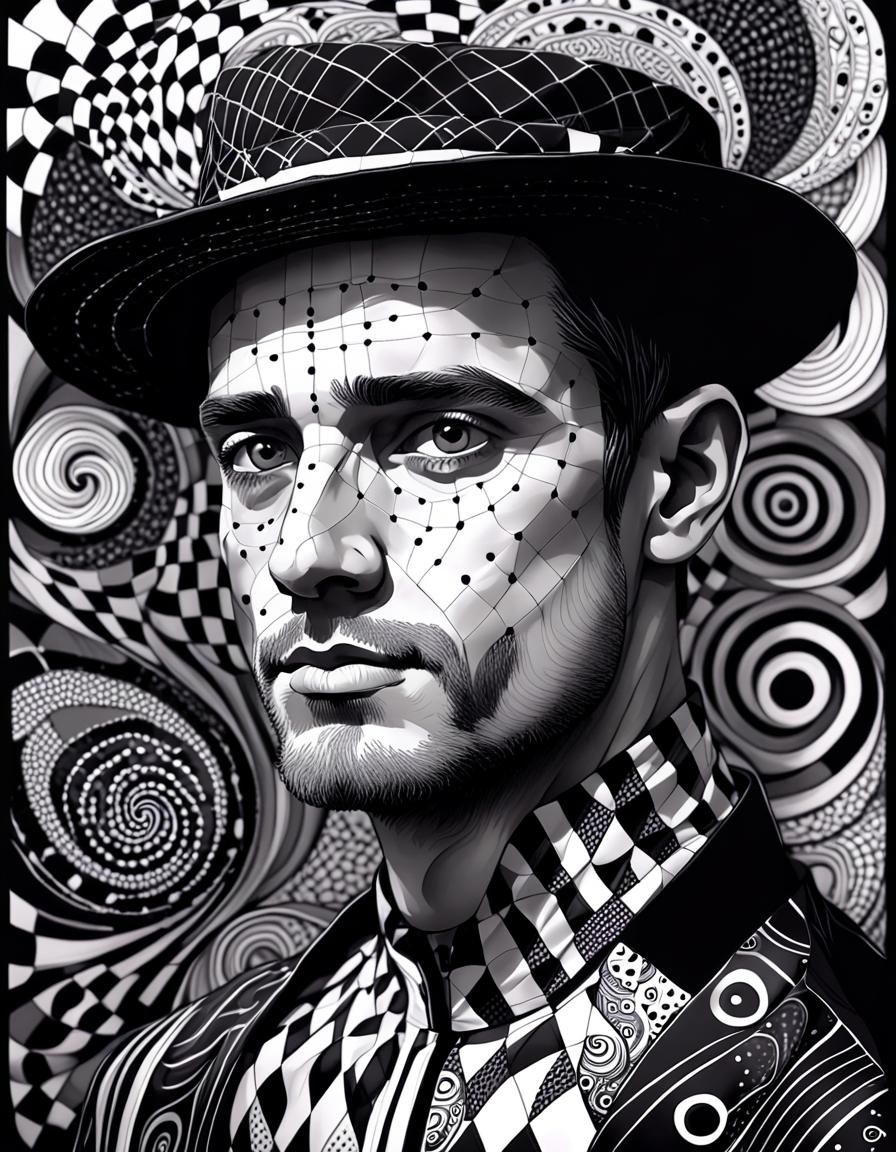 The Black and White Portrait