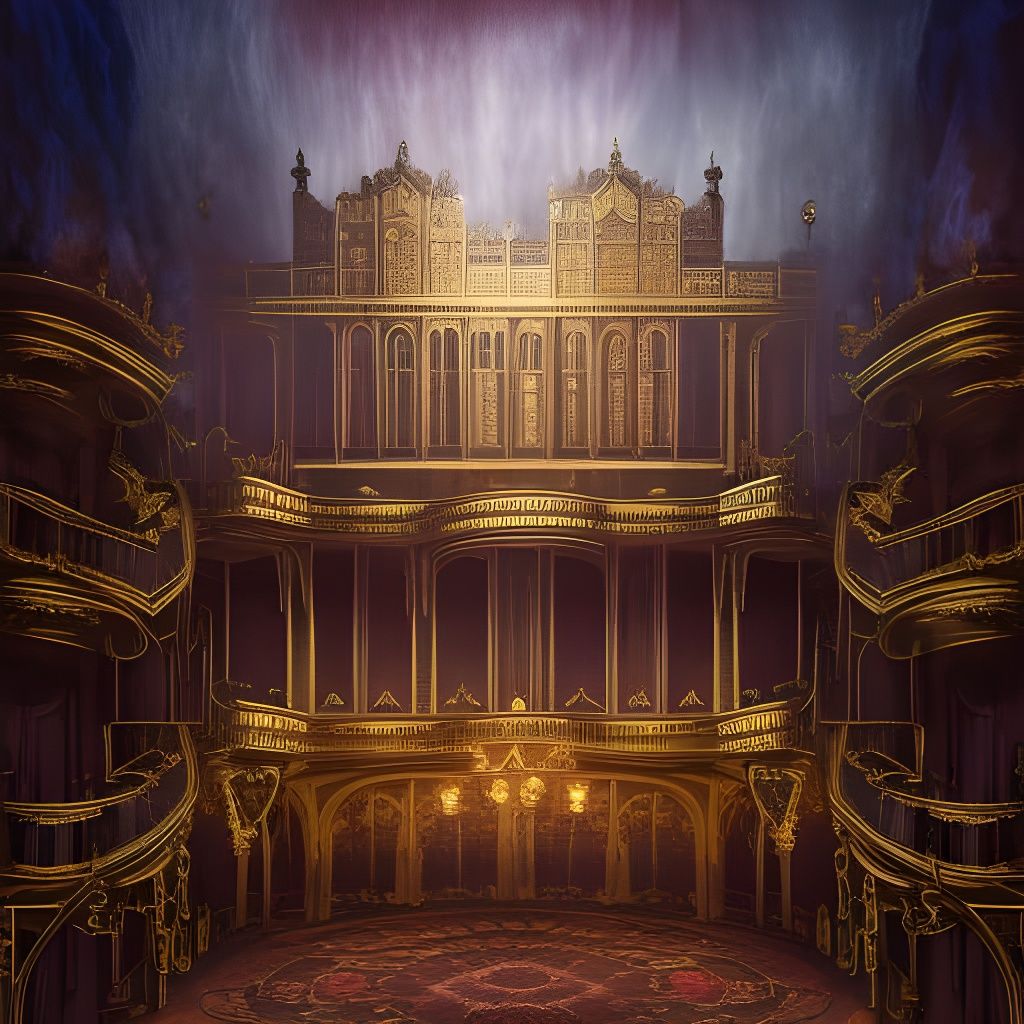 an empty circle of the arena