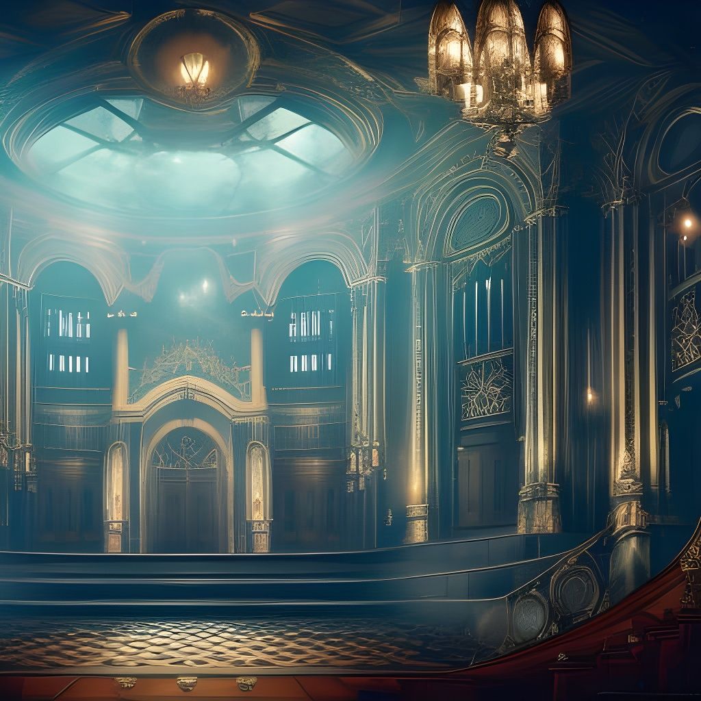 an abandoned opera hall