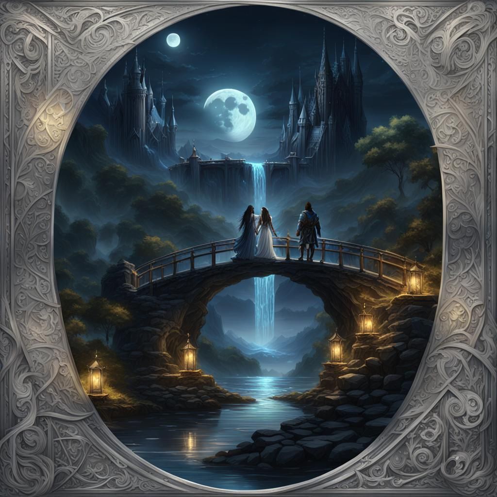 Three on the elf bridge