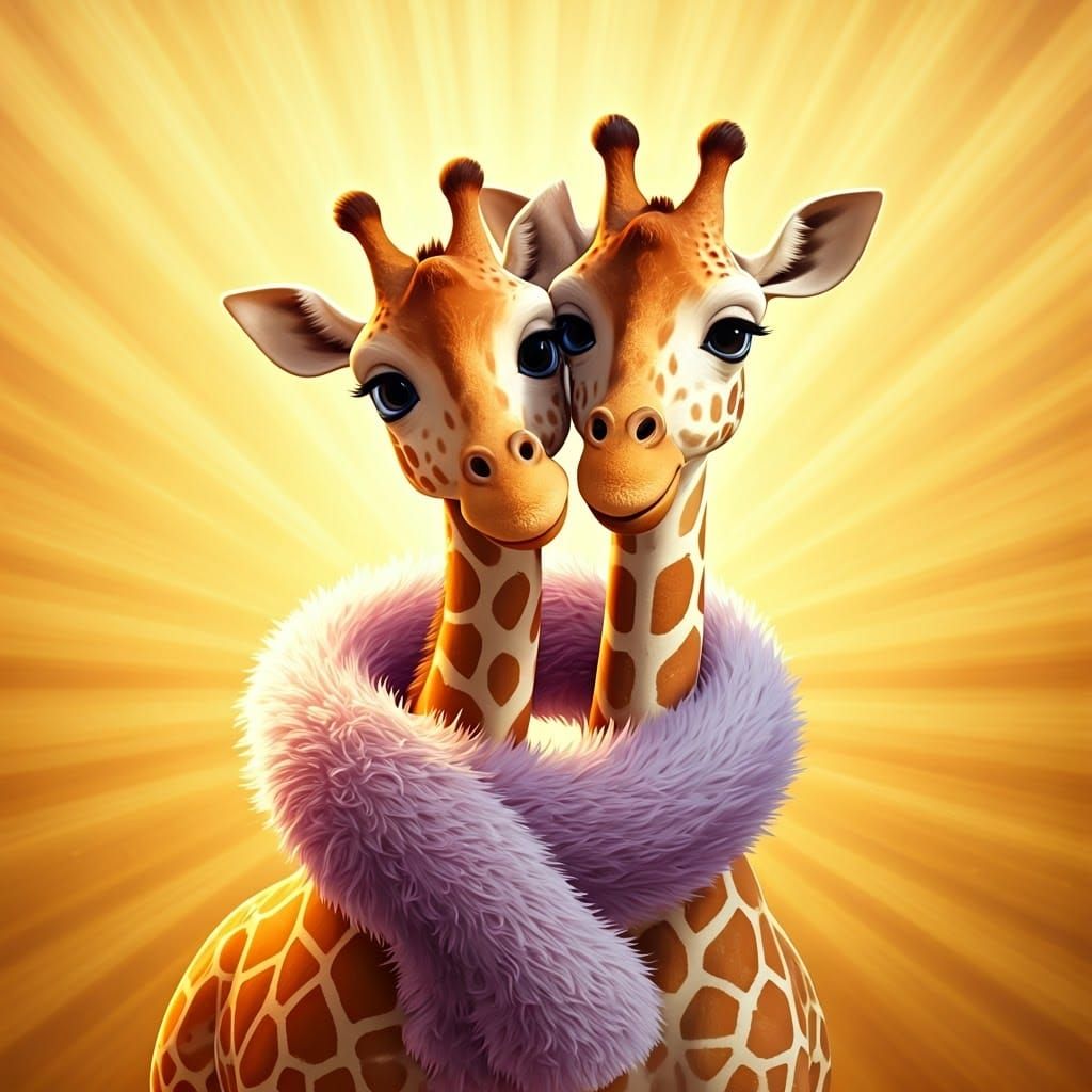 two giraffes  by @Charlotti