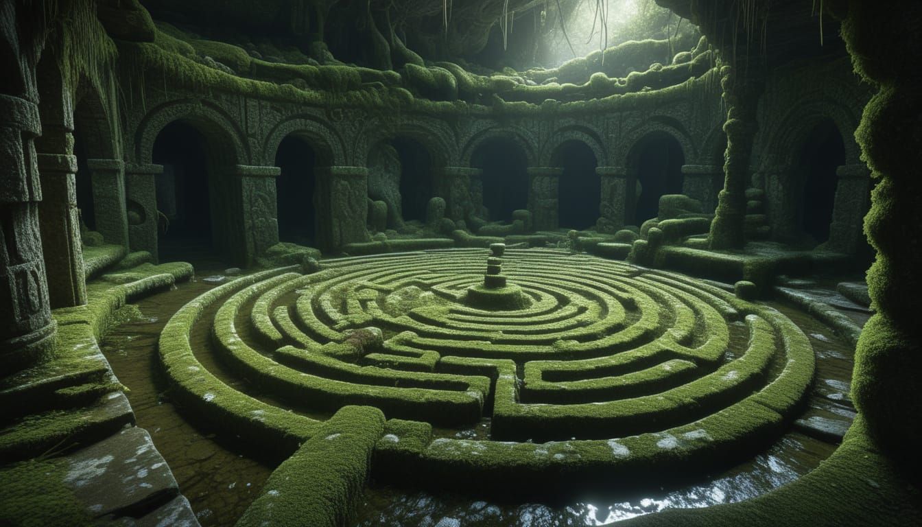 Phantasmagoric labyrinthine relic