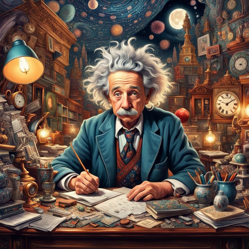 Einstein Maximalism  by @Simplybe