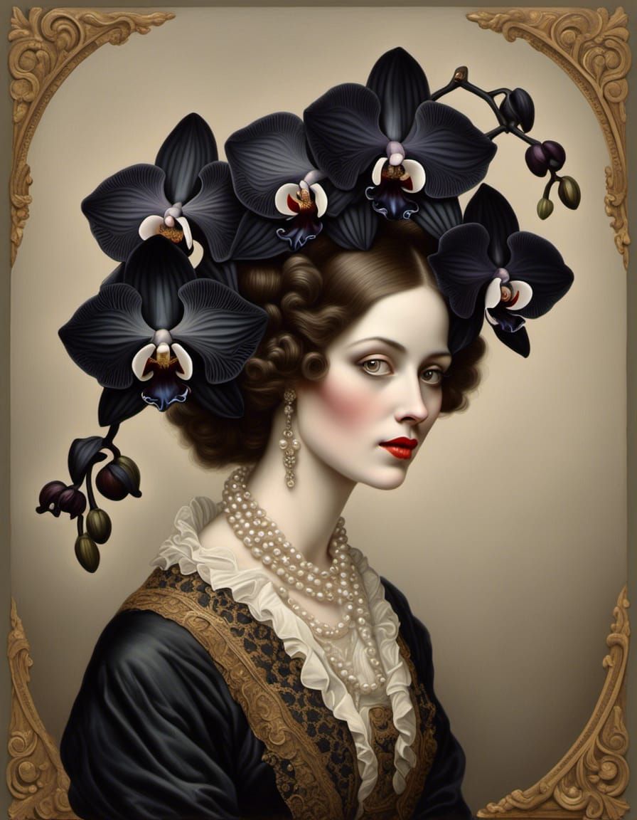 Bouquet of Rare Black Orchids
<lora:LOVELY:1.0> 