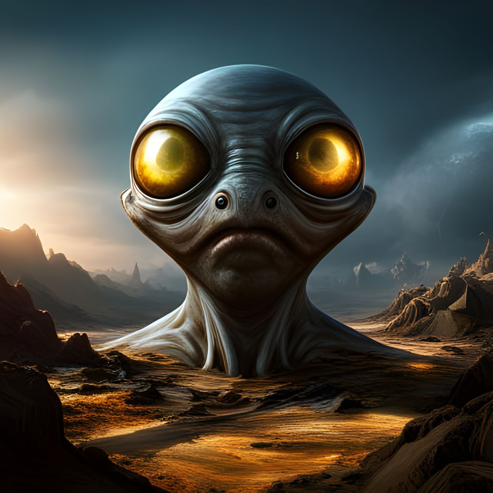 Weird alien.