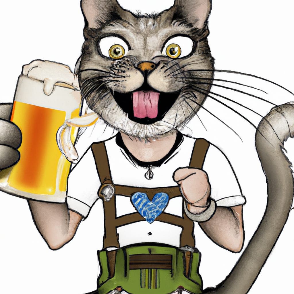 Drunken cat