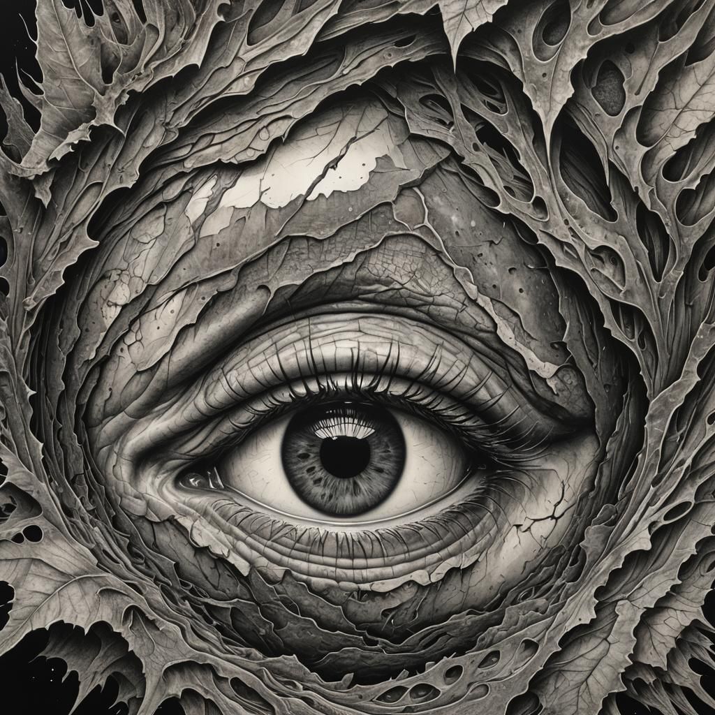 A giant poking one of his eyes out; the eye is planet Earth ...