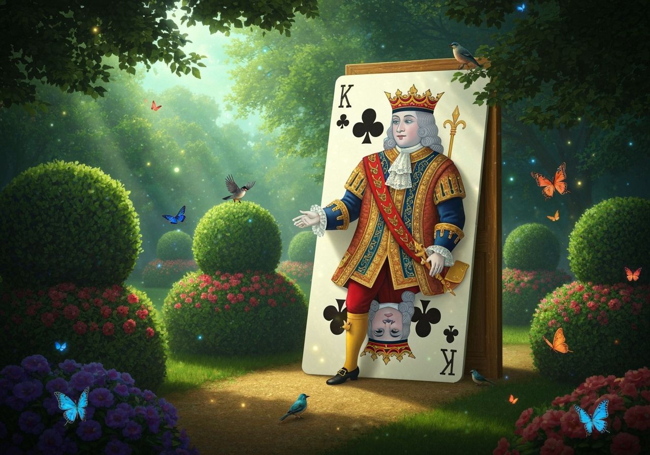 The king of clubs is getting out for a walk  by @Spicy Prompt