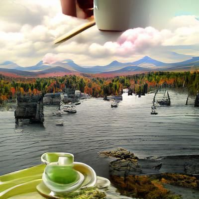 Noontime Tea in Maine