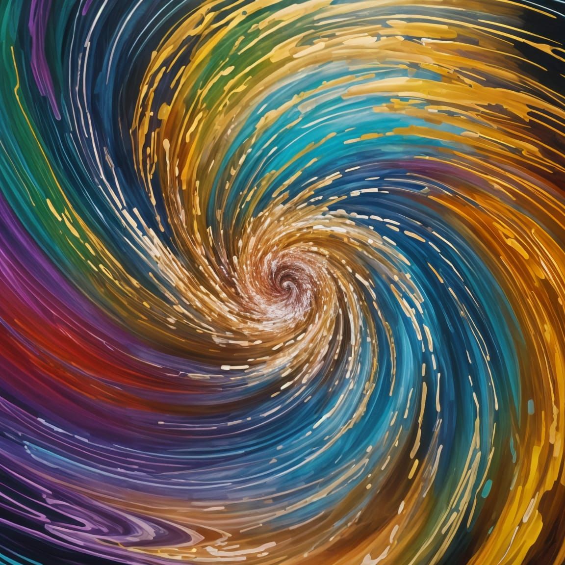 Vibrant Winter Wonderland Scene