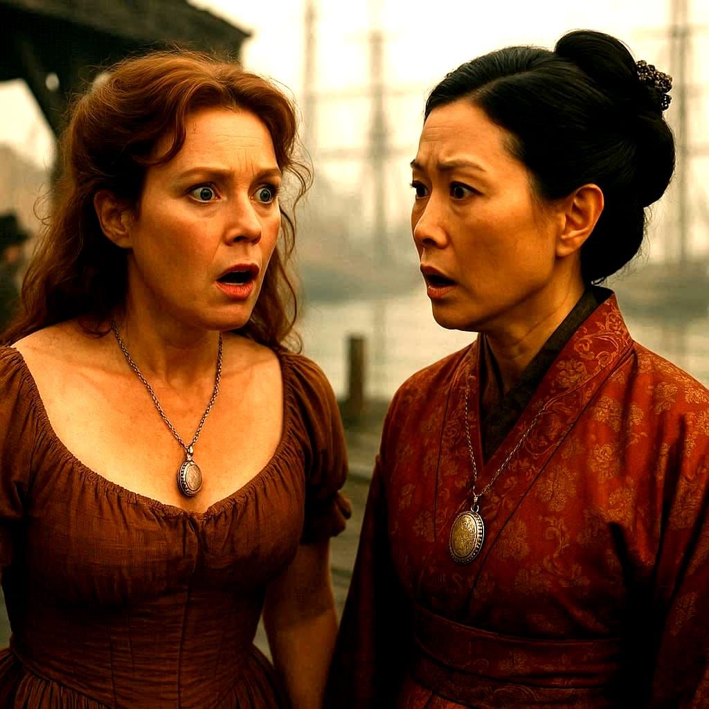 A braided chain made of finest sil ... THAT SON OF A B ...!