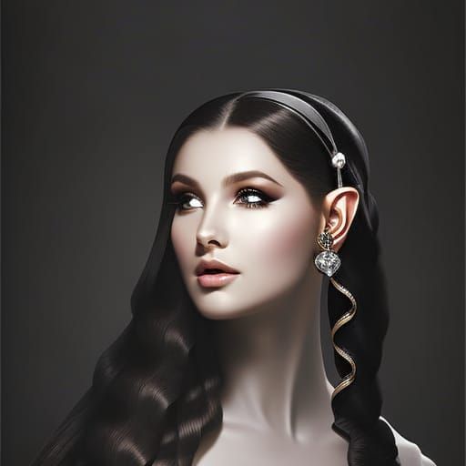 portrait girl fantasy poster art