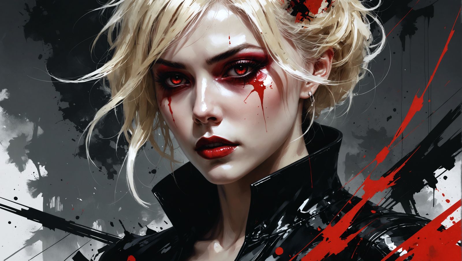 I had a disturbing dream of my future self in black and red - and grew a little bit afraid - but I'm also proud of who a...