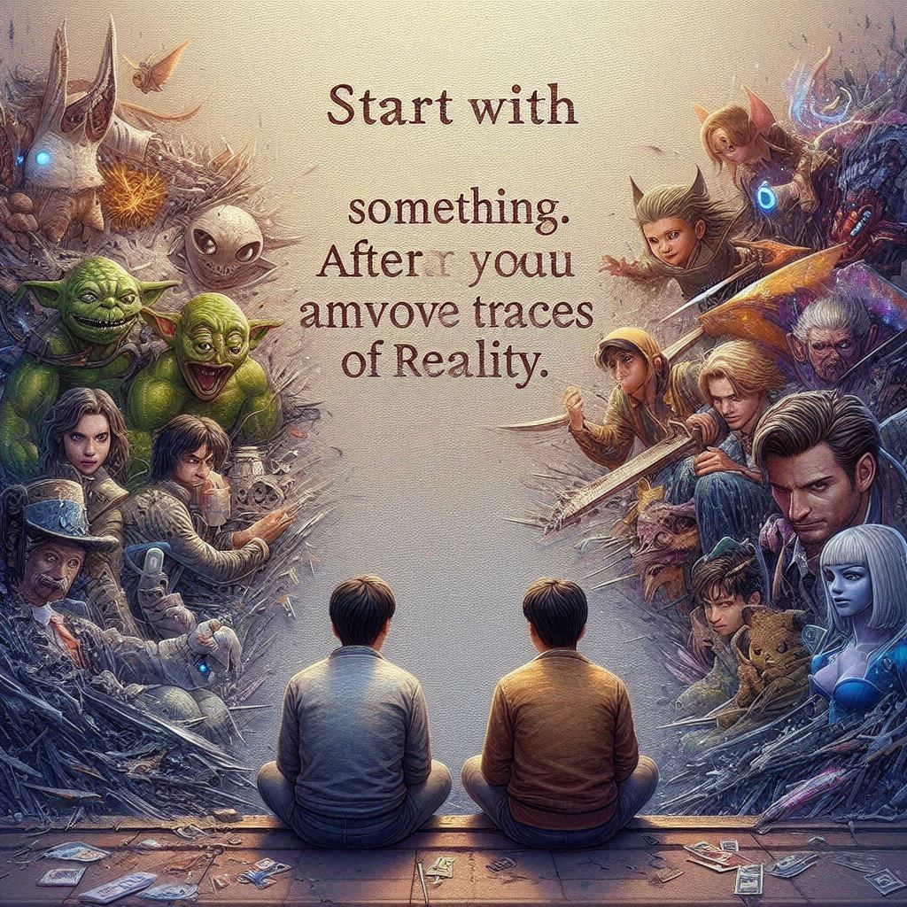 start with something