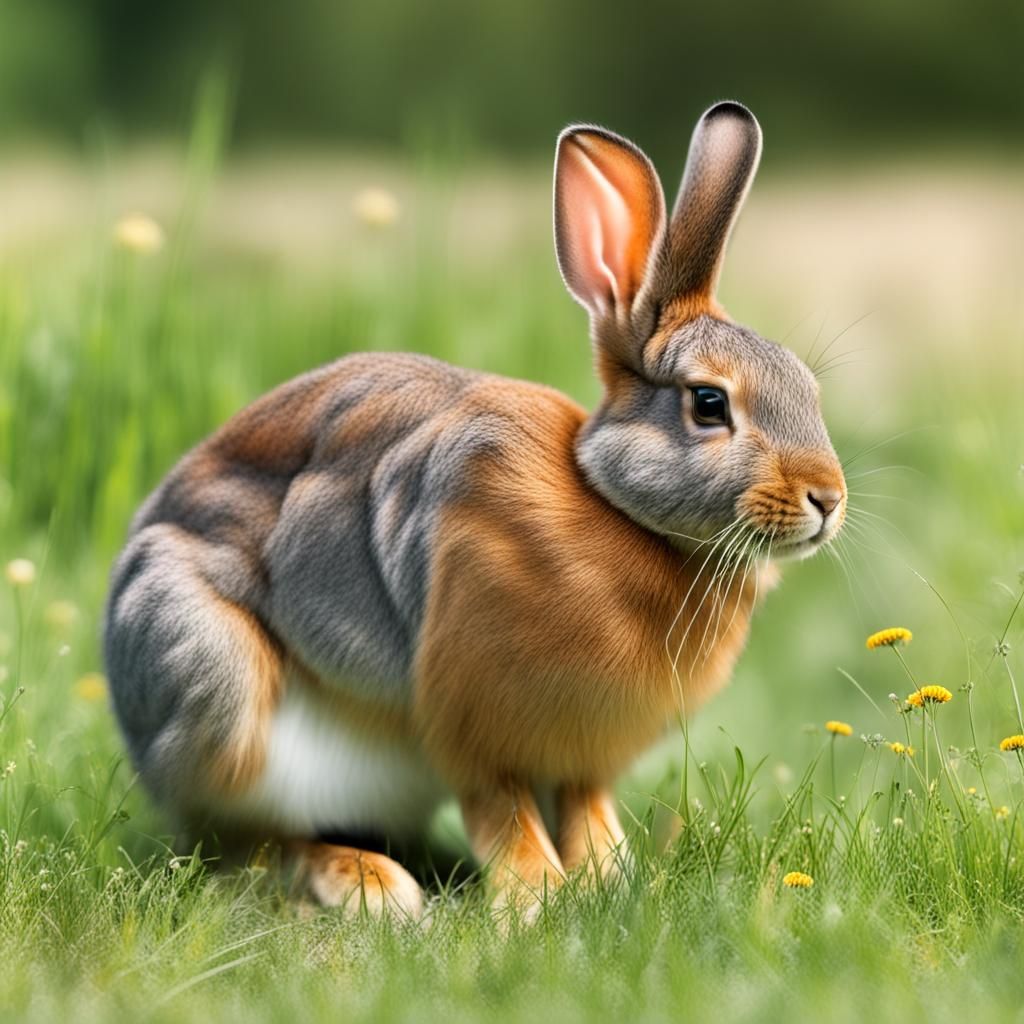 Tawny Brown Rabbit - AI Generated Artwork - NightCafe Creator