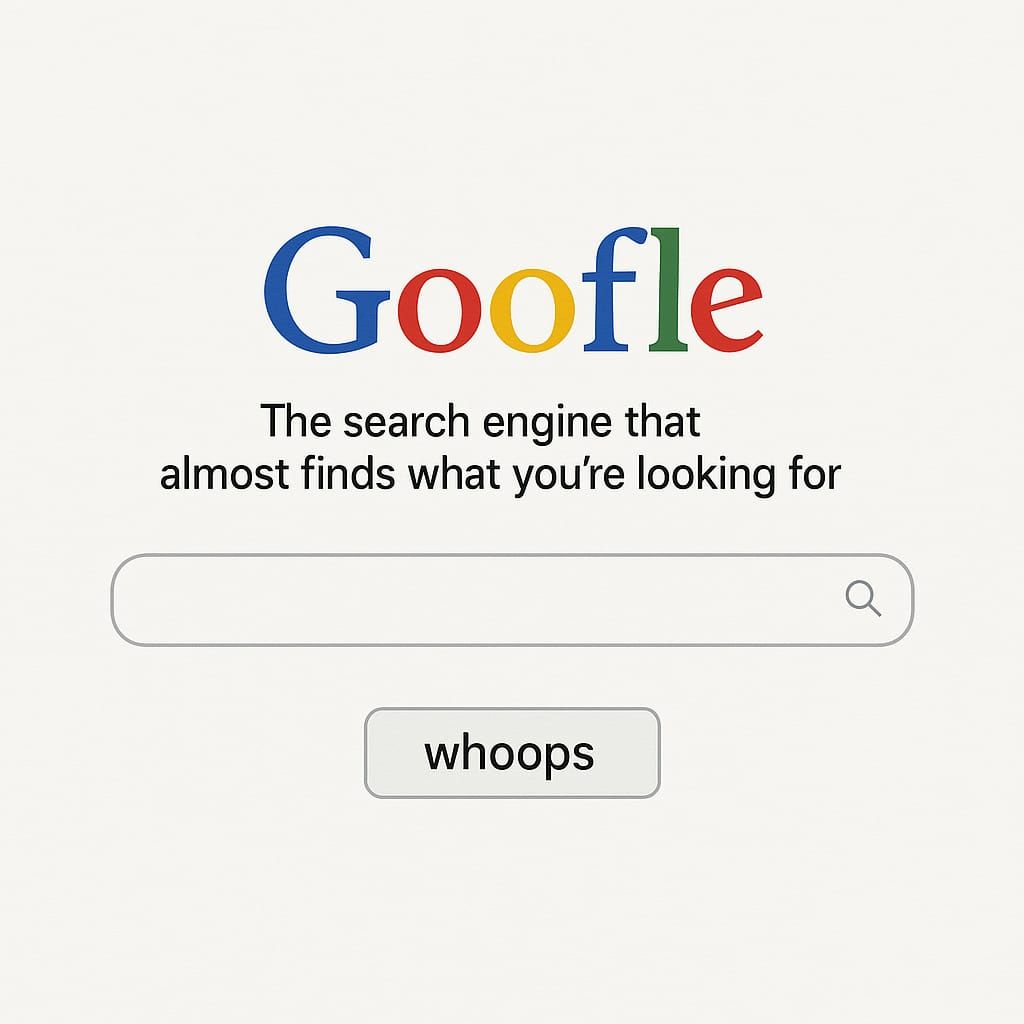 Tired of the internet having all the answers? Use Goofle.