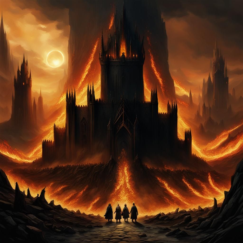 Lord of the Rings; Gates of Mordor - AI Generated Artwork - NightCafe ...