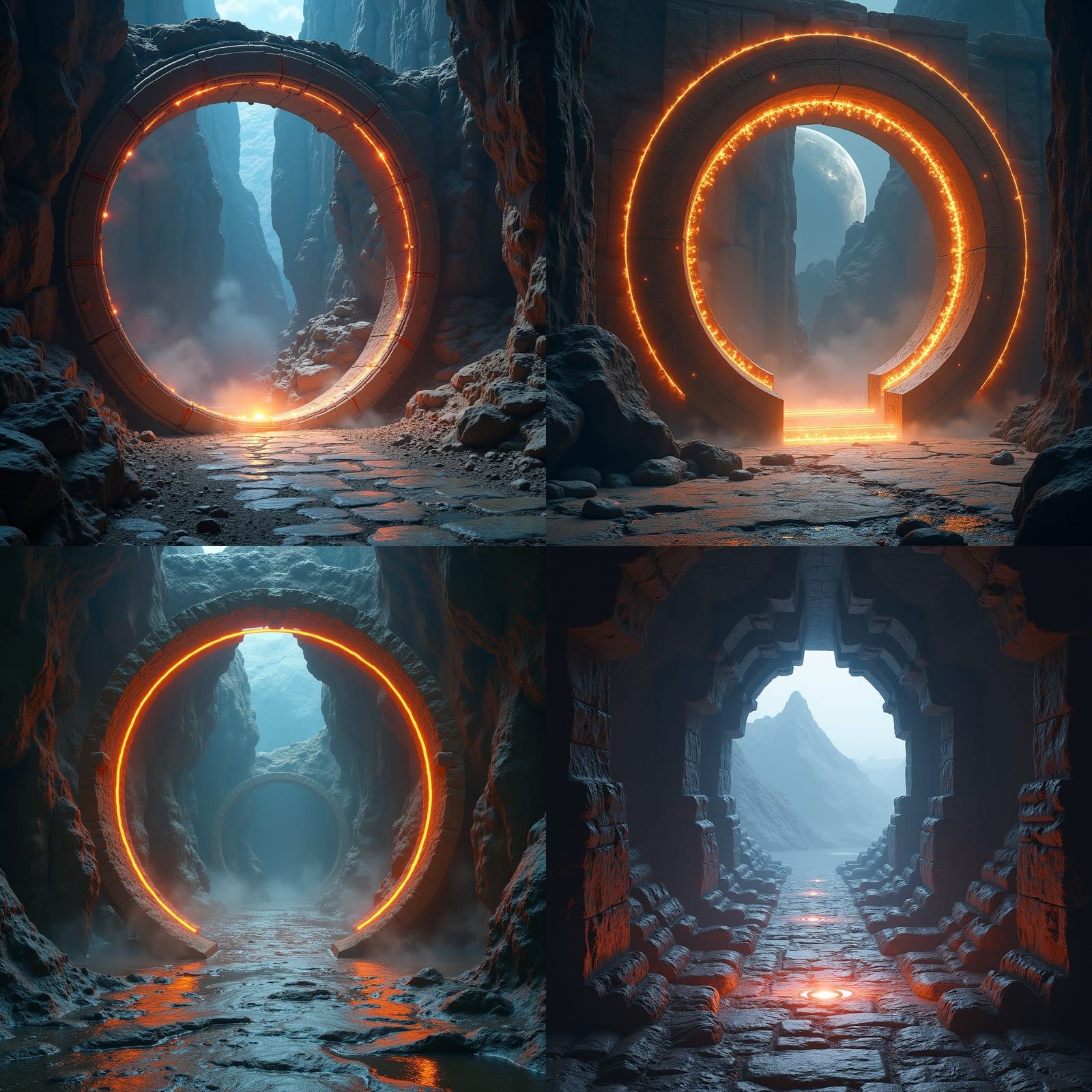 Stargate portal to a Sith temple between earth and korriban