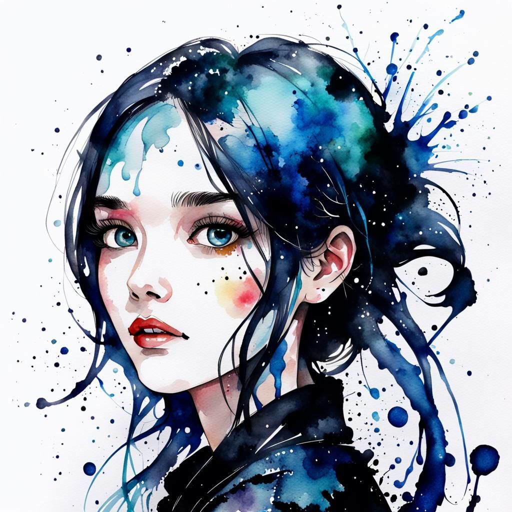 Inky Girl 1
