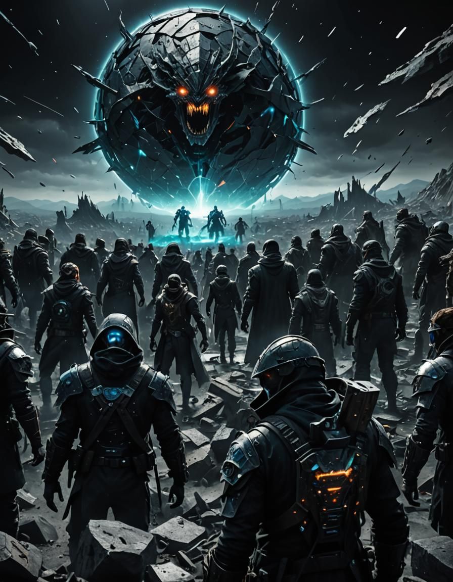 Multiverse shattered dimensions monster cracking reality its...