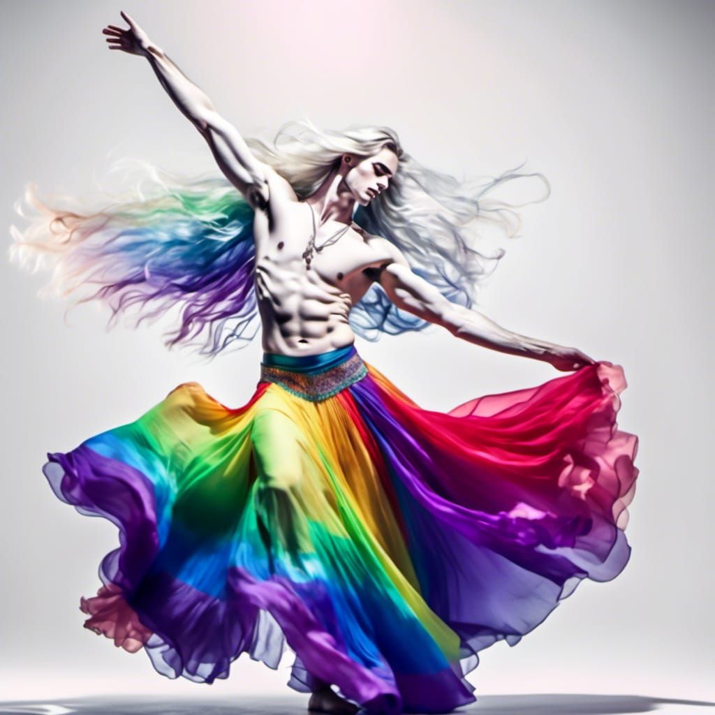 Dancer of rainbows  by @Intensity Alexander