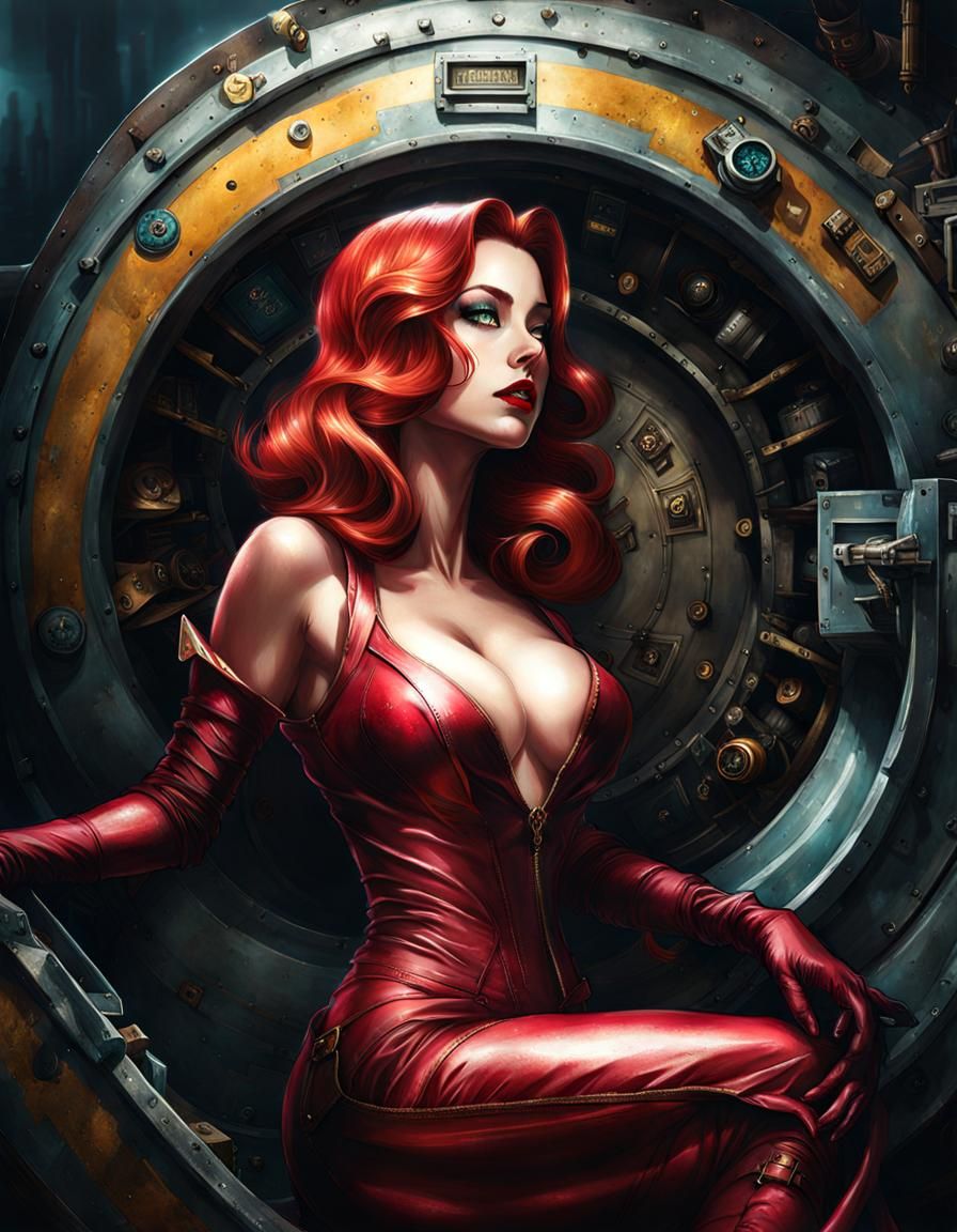 Jessica Rabbit in Fallout  by @Seivitae