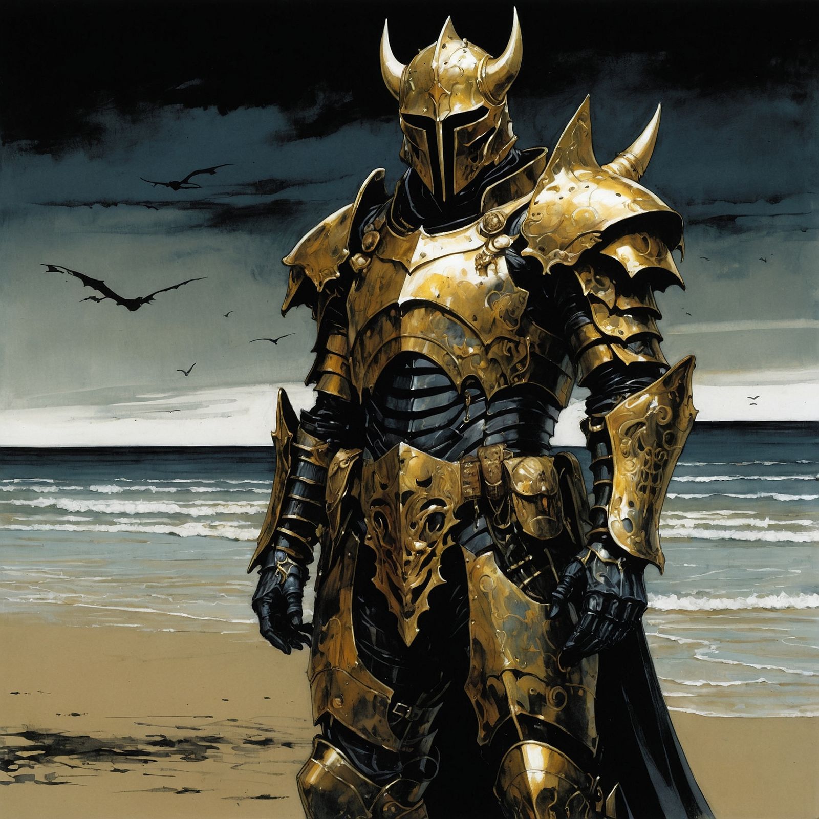 Knight on the beach (Uploaded)