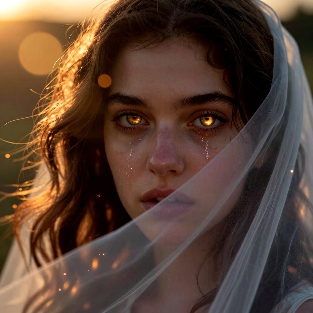 Gently draws the fire from my eyes 4