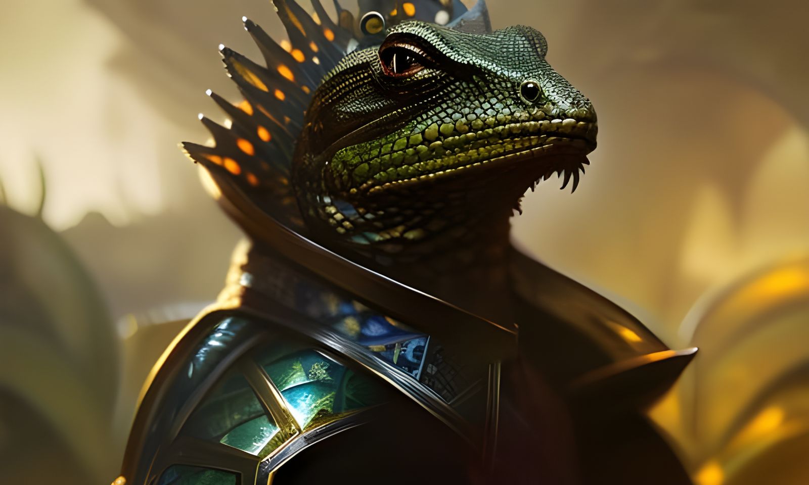 Lizard Warrior  by @CedarStone