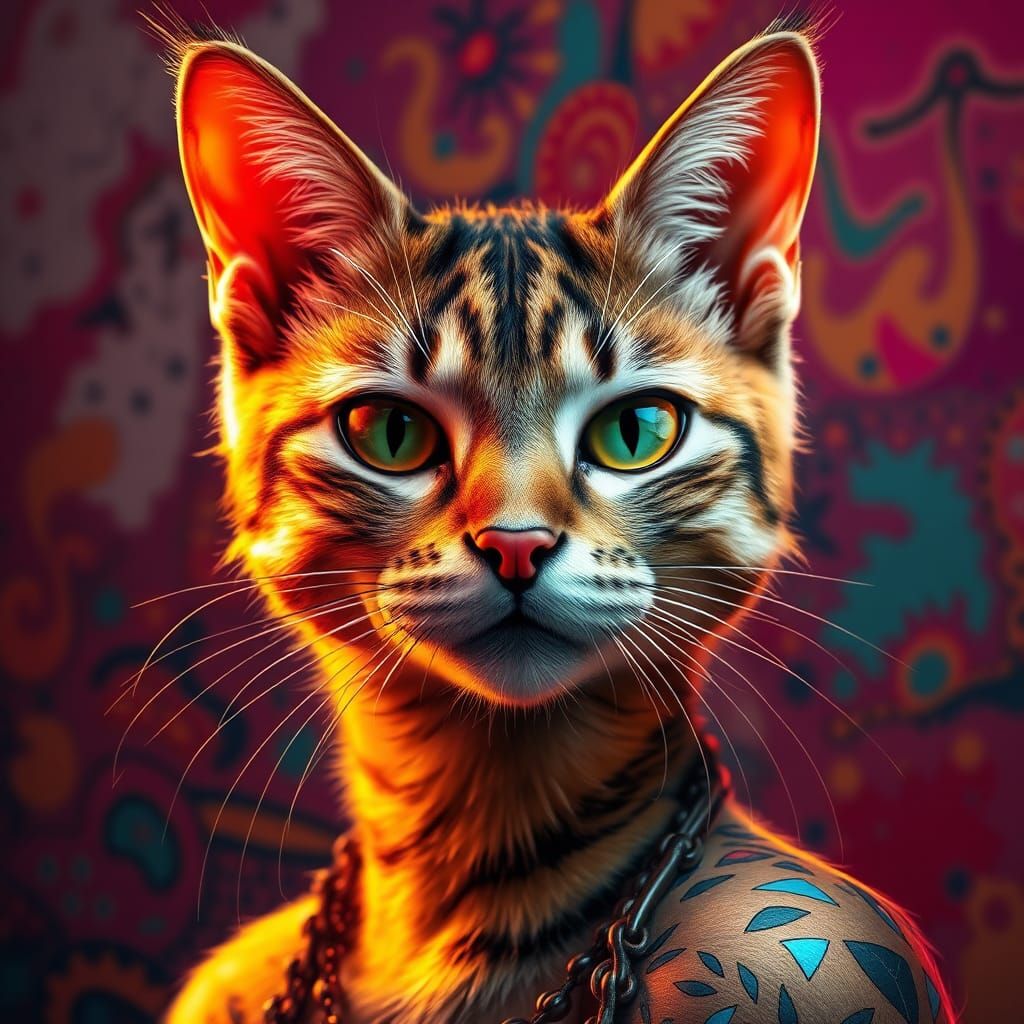 Hip Hop female cat.