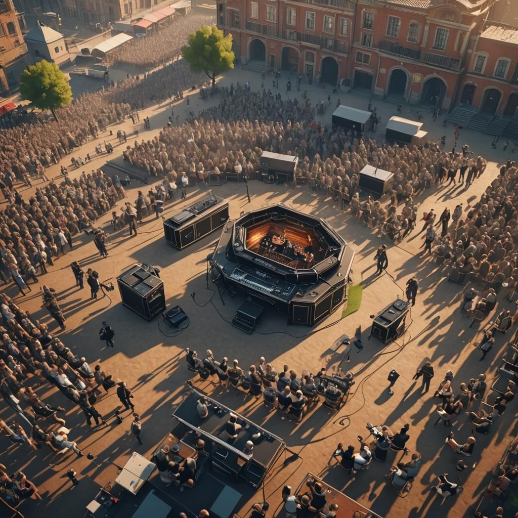 Dos Pensionados open air concert of the year with a bald gue...