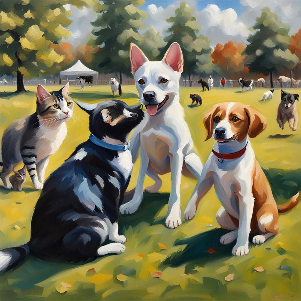 At the park
