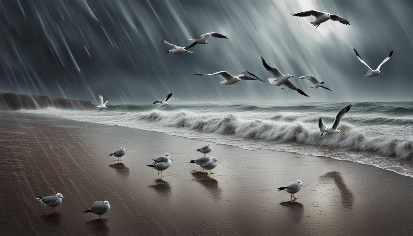 STORMY BEACH   by @INTERCEDENCE