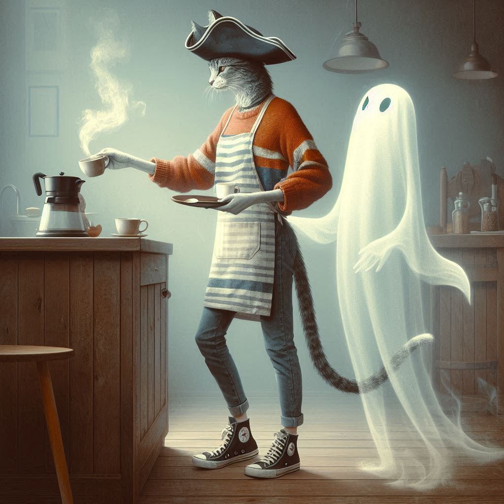 Coffee pirate & ship's ghost