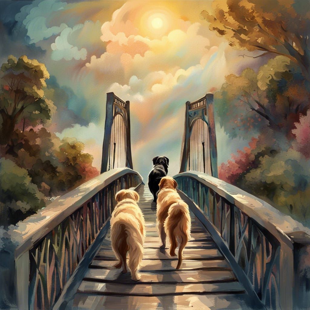 All Dogs Go To Heaven Bridge   by @ChatBlanc