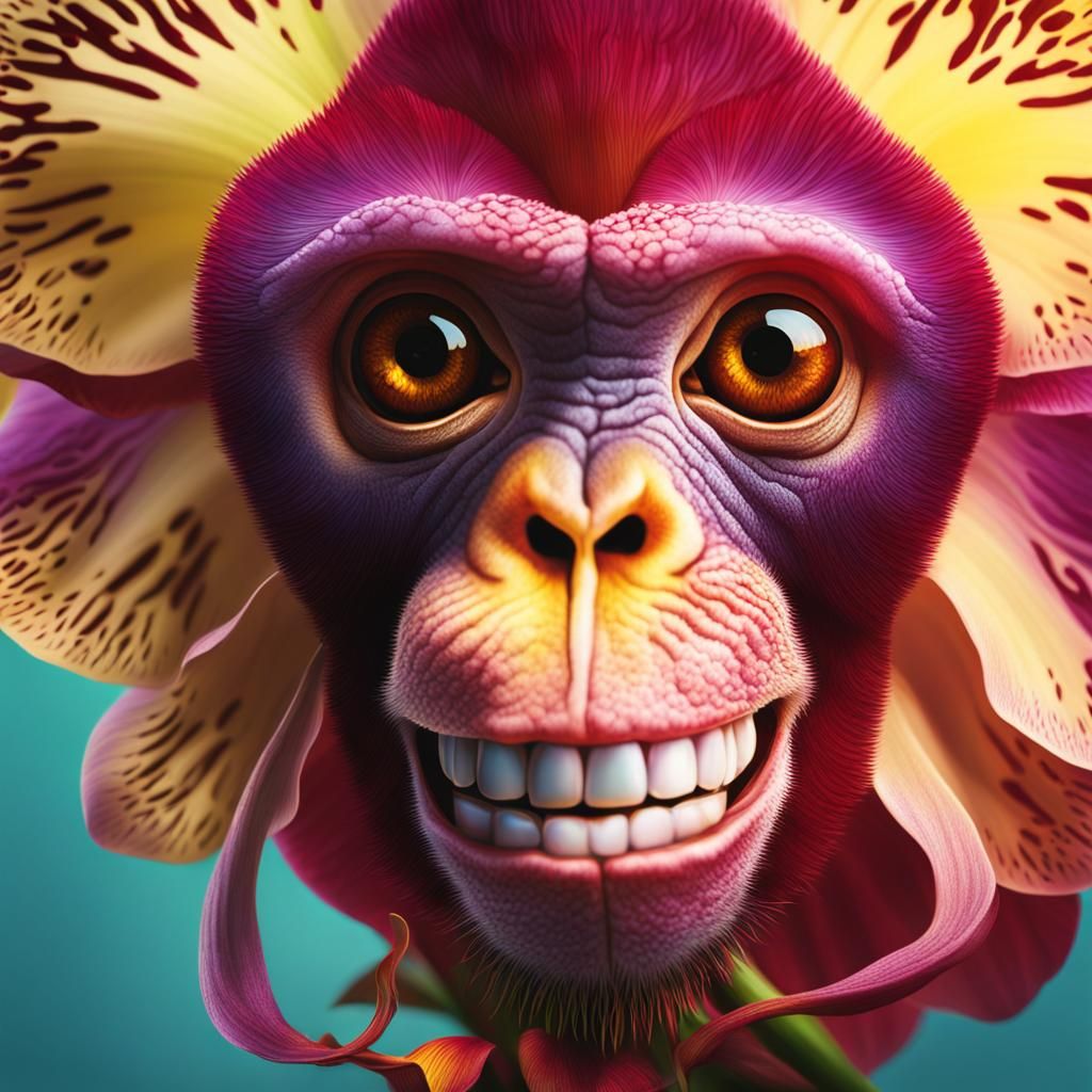 Monkey Face Orchid in bloom 😂🤣😂🤣