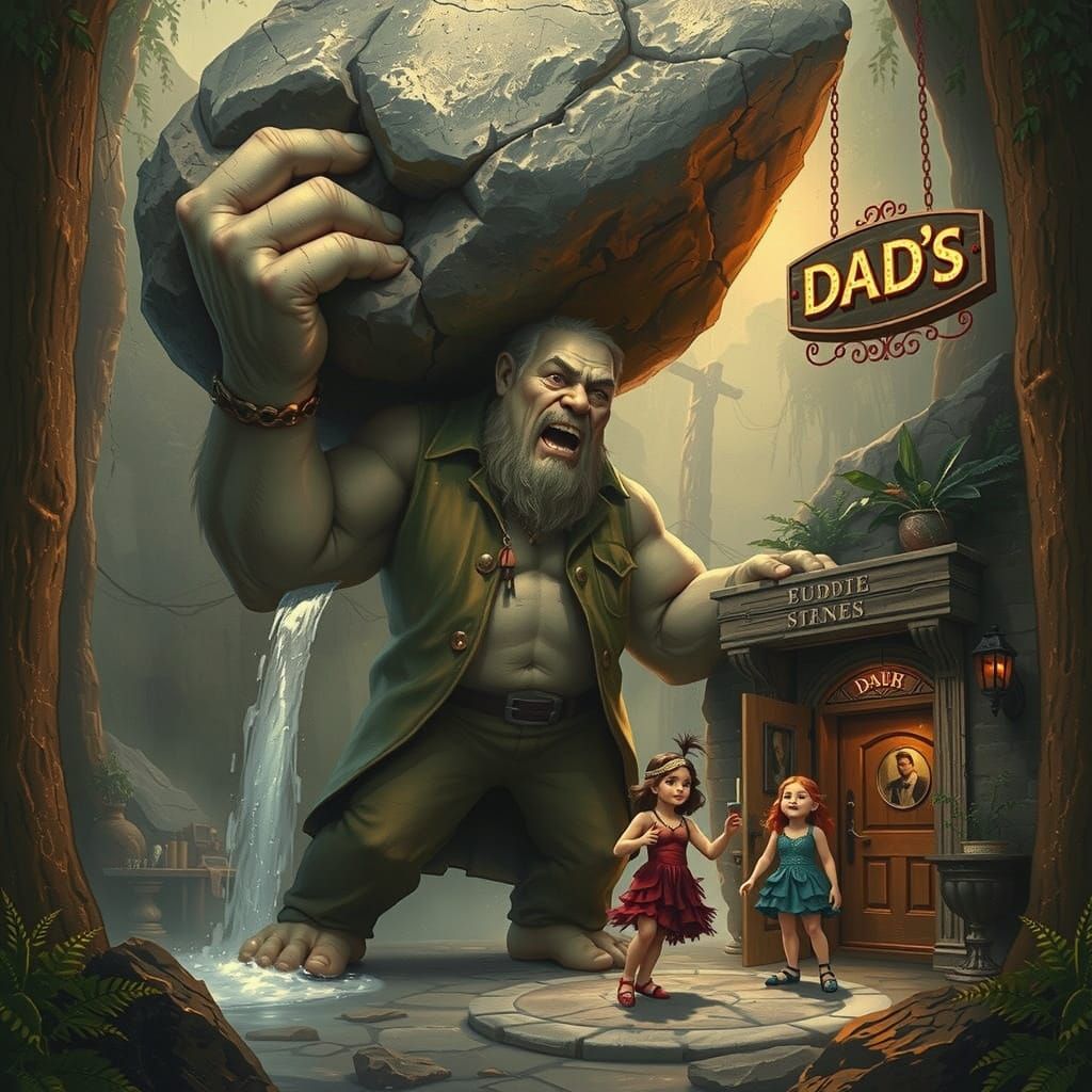 Dad's Speakeasy at Troll Falls  by @Ride the Wind DM