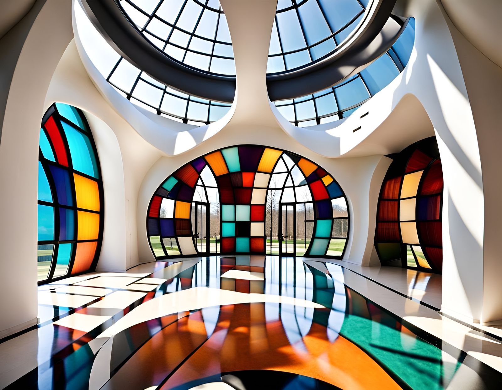 Abstract Home Design AI Generated Artwork NightCafe Creator