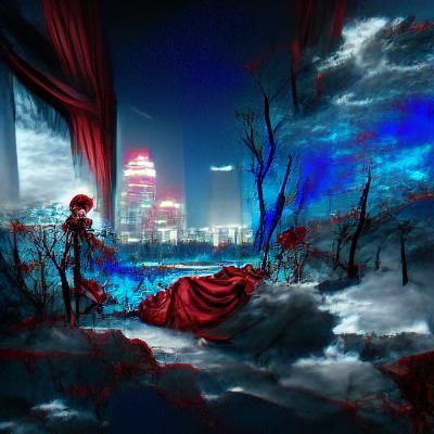 Dead blue night