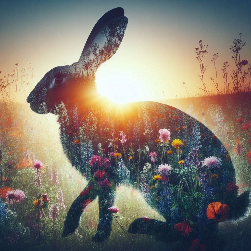 double exposure beautiful fantasy portrait landscape..