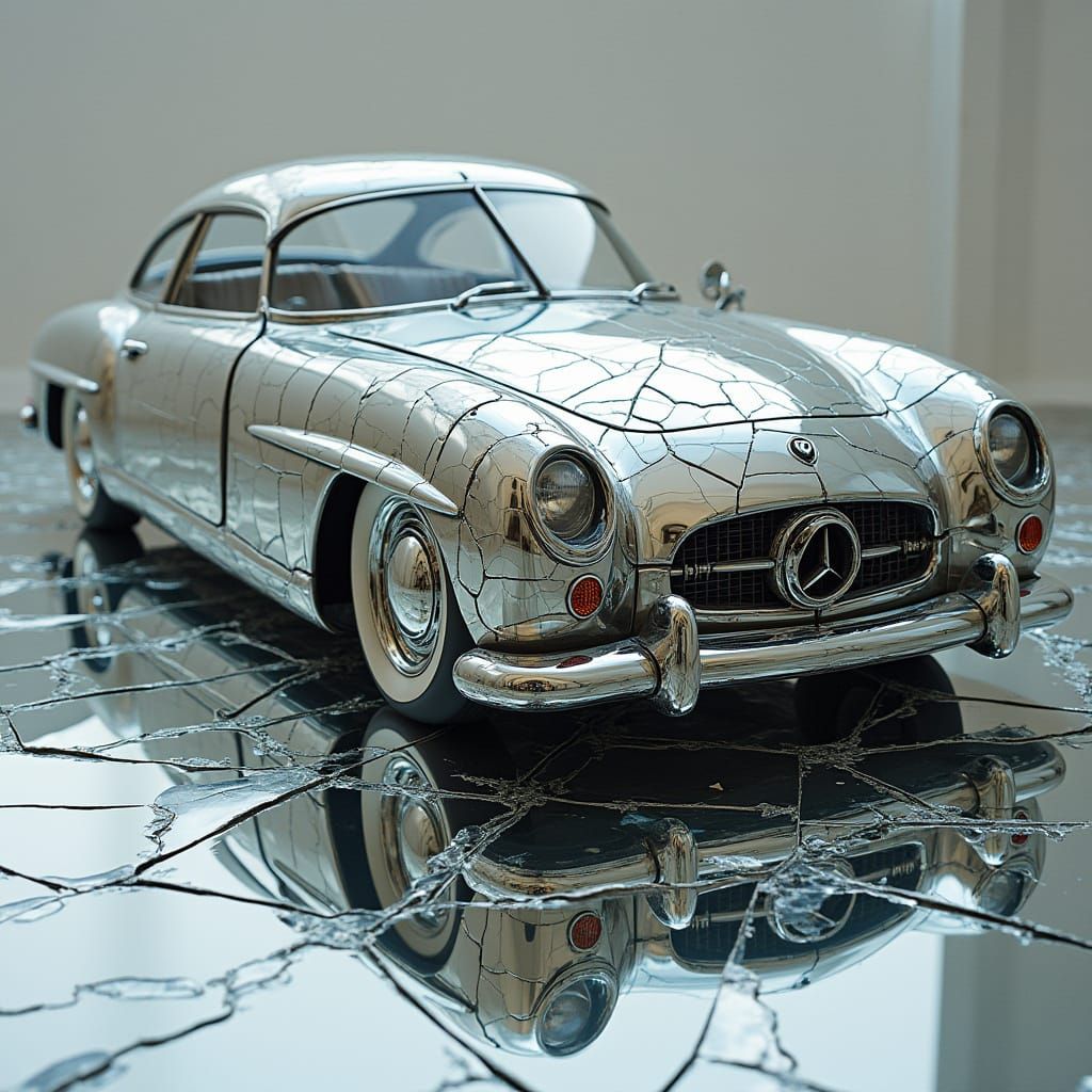 Broken Mirror Car: A Reflection of Chaos