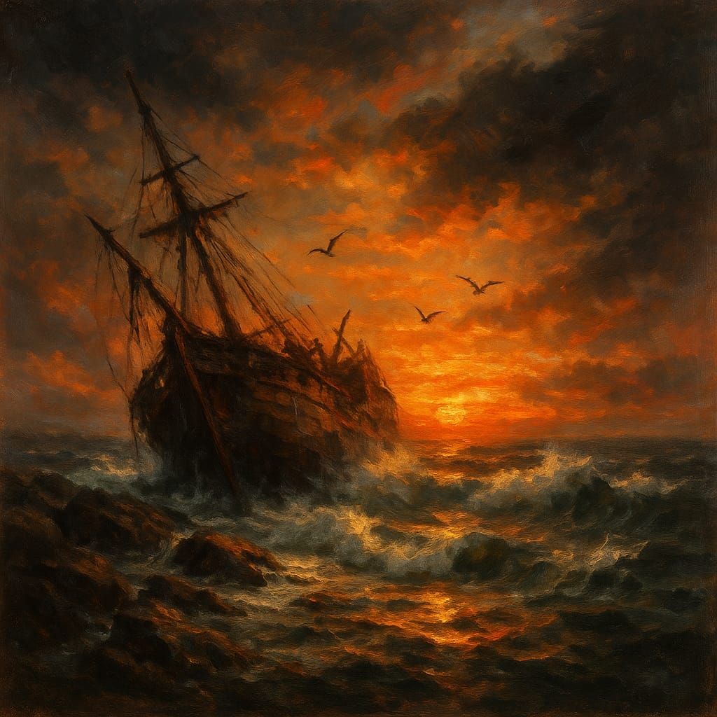 With every sunset, a new chapter unfolds, even from the ashes.