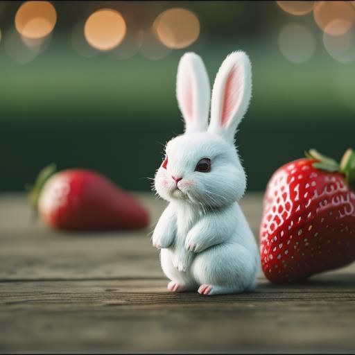 (Cinematic Pop Exposures )  Strawberry Fields and BUNNIES Al...