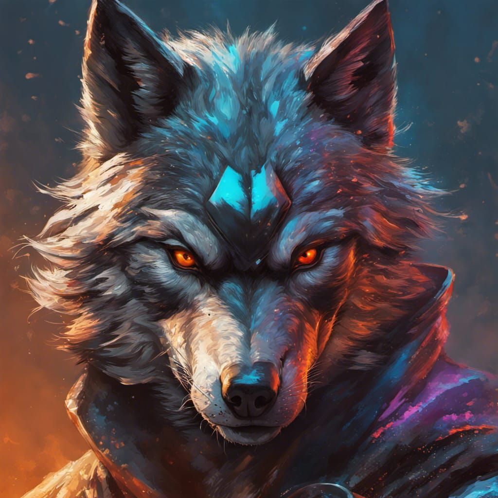 a wolf ninja - AI Generated Artwork - NightCafe Creator