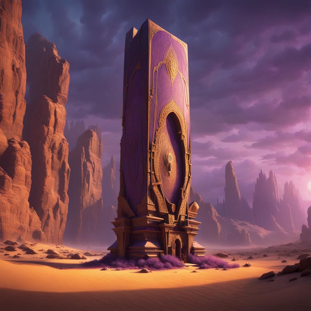 Monolith in the desert